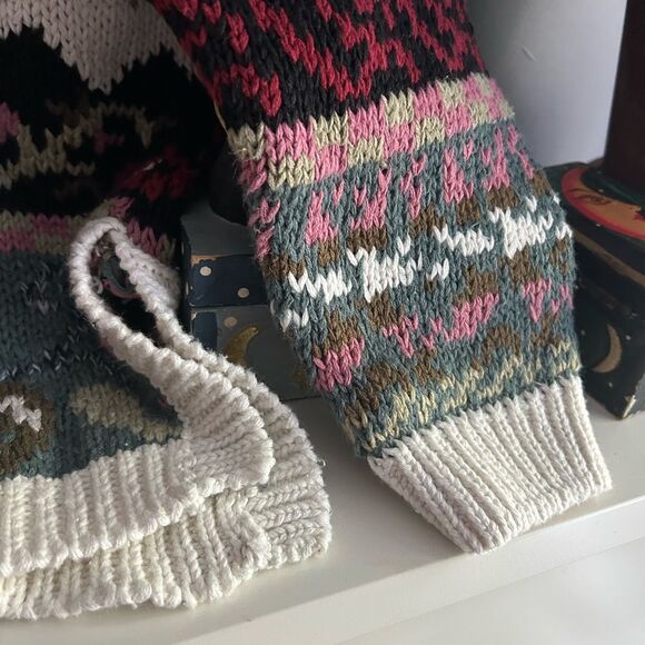 Heirloom Collectables colourful Knit Women's Sweater Size M - Picture 5 of 16